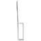Ekena Millwork 3-in. W x 16-in. D x 22-in. H Monterey Architectural Grade PVC Knee Brace BRCP03X16X22MON - alternate 3